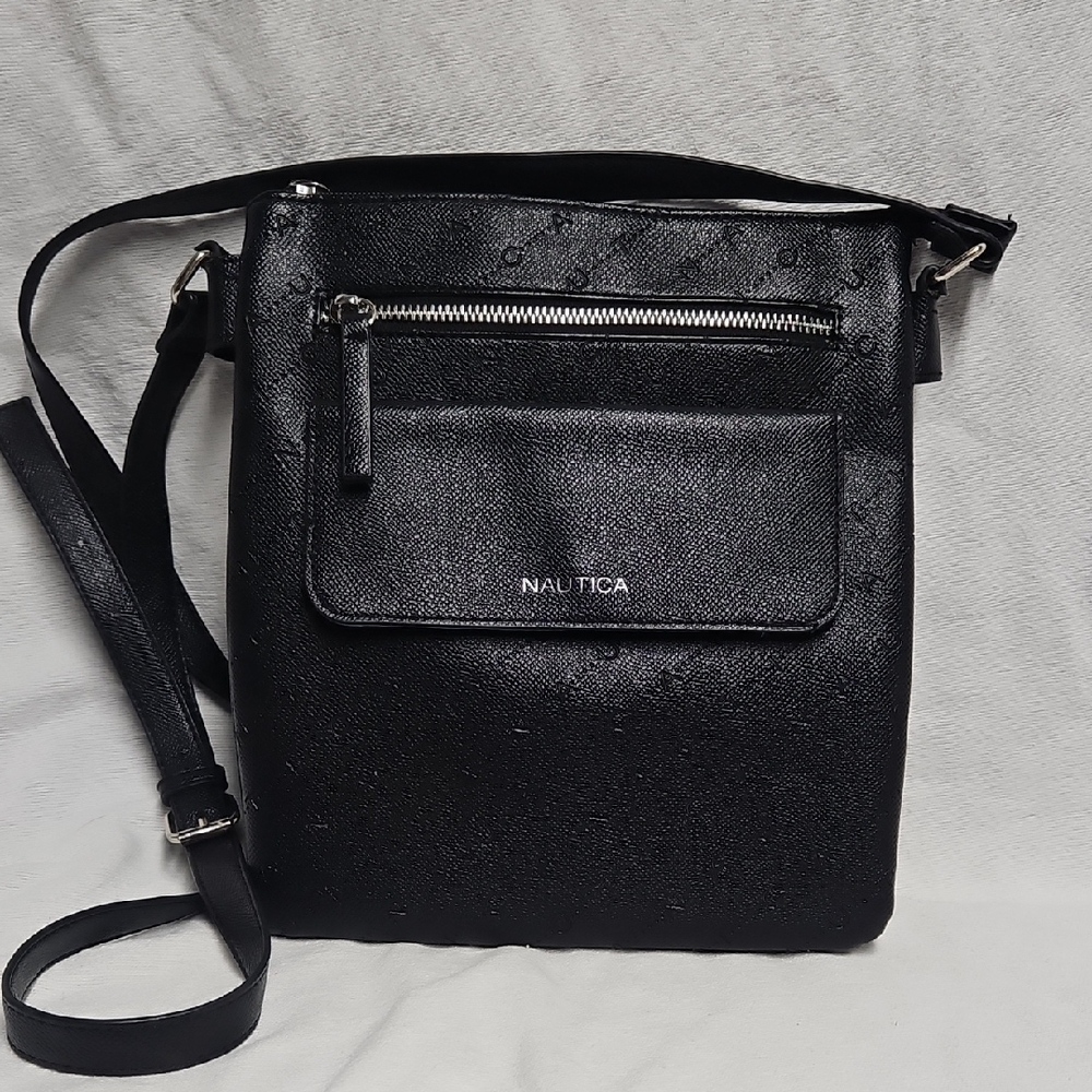 Nautica Black Key Lago Crossbody Bag NWOT
